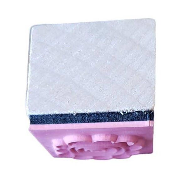 Love Flower Valentines Studio G Pink Light Wood Mounted Rubber Stamp Hampton Art - Picture 5 of 8